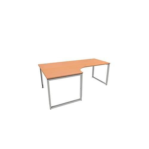4250510881996 - Genius Winkelschreibtisch MODENA FLEX 90° Bügelfuß Ansatz links B 2000 mm Buche-Dekor 4250510881996 - Genius Winkelschreibtisch MODENA FLEX 90° Bügelfuß Ansatz links B 2000 mm Buche-Dekor