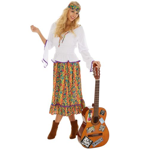 4260517461497 - tectake® Frauenkostüm Lady Love & Peace 4260517461497 - tectake® Frauenkostüm Lady Love & Peace