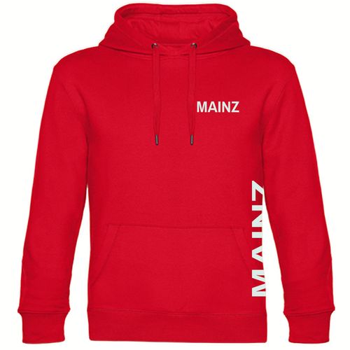 4068859084523 - multifanshop Kapuzen Sweatshirt - Mainz - Brust & Seite - Druck weiß - Hoodie 4068859084523 - multifanshop Kapuzen Sweatshirt - Mainz - Brust & Seite - Druck weiß - Hoodie