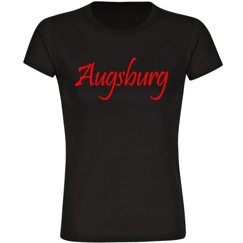 4068859156480 - multifanshop Damen T-Shirt - Augsburg - Schriftzug - Druck rot - Frauen 4068859156480 - multifanshop Damen T-Shirt - Augsburg - Schriftzug - Druck rot - Frauen