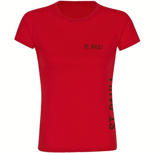 4068859191252 - multifanshop Damen T-Shirt - St Pauli - Brust & Seite - Druck braun - Frauen 4068859191252 - multifanshop Damen T-Shirt - St Pauli - Brust & Seite - Druck braun - Frauen