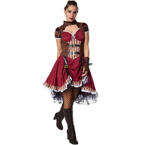4061173016652 - tectake® Frauenkostüm Steampunk Edelfrau