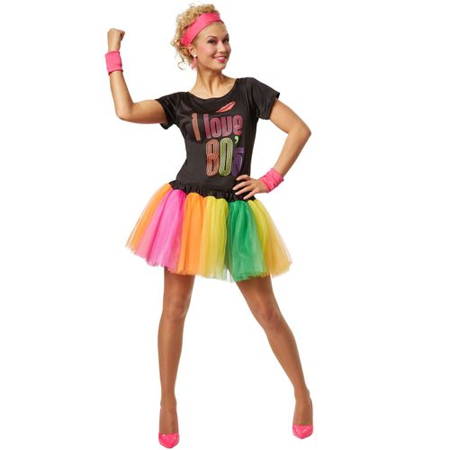 4260541025719 - tectake® Frauenkostüm 80er Jahre Disco-Lady 4260541025719 - tectake® Frauenkostüm 80er Jahre Disco-Lady