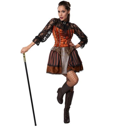 4061173016775 - tectake® Frauenkostüm Steampunk Gräfin 4061173016775 - tectake® Frauenkostüm Steampunk Gräfin