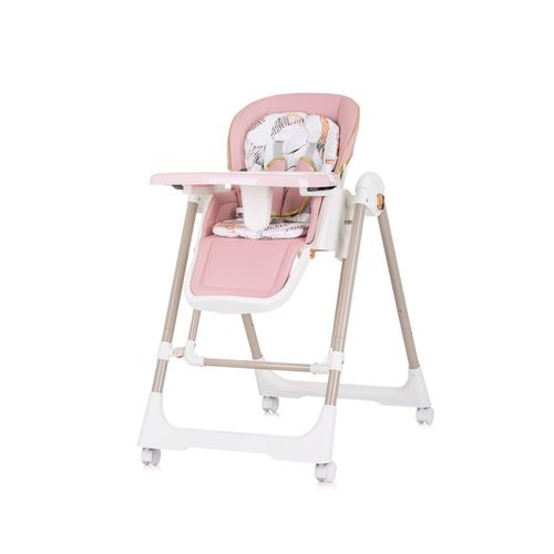 3800931059521 - Kinderhochstuhl 2 in 1 Milk Shake verstellbar Babyschaukel Räder rosa 3800931059521 - Kinderhochstuhl 2 in 1 Milk Shake verstellbar Babyschaukel Räder rosa