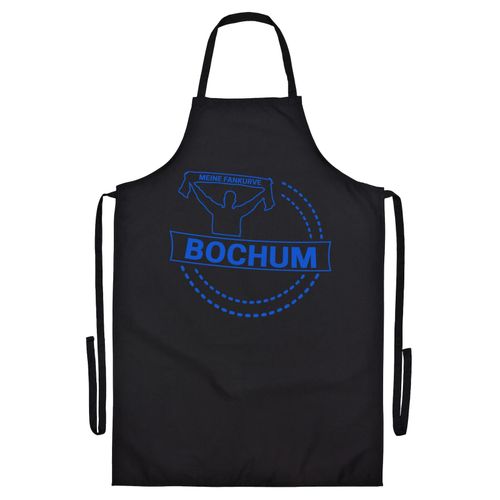 4068859052324 - multifanshop Grillschürze - Bochum - Meine Fankurve - Druck blau - Schürze 4068859052324 - multifanshop Grillschürze - Bochum - Meine Fankurve - Druck blau - Schürze