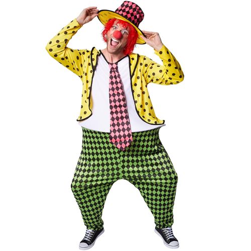 4260505449650 - tectake® Herrenkostüm opulenter Clown Pepe