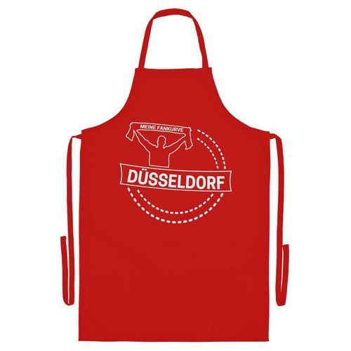 4068859135027 - multifanshop Grillschürze - Düsseldorf - Meine Fankurve - Druck weiß - Schürze 4068859135027 - multifanshop Grillschürze - Düsseldorf - Meine Fankurve - Druck weiß - Schürze