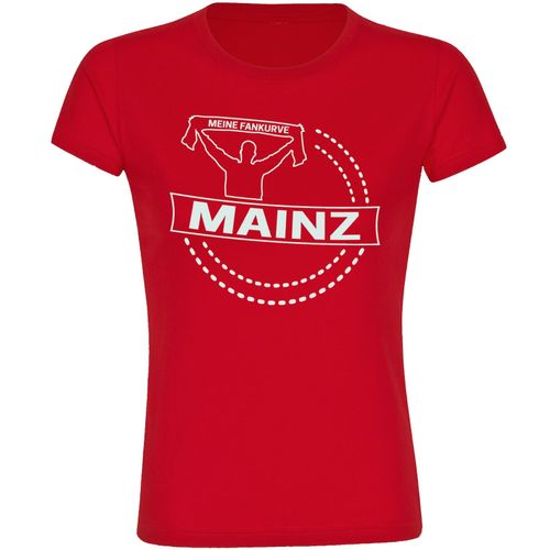 4068859140601 - multifanshop Damen T-Shirt - Mainz - Meine Fankurve - Druck weiß - Frauen 4068859140601 - multifanshop Damen T-Shirt - Mainz - Meine Fankurve - Druck weiß - Frauen