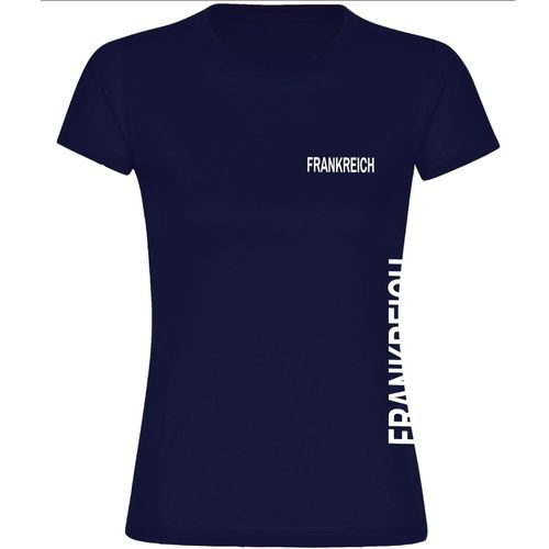 4068859308490 - multifanshop Damen T-Shirt - Frankreich - Brust & Seite - Druck weiß - Frauen 4068859308490 - multifanshop Damen T-Shirt - Frankreich - Brust & Seite - Druck weiß - Frauen