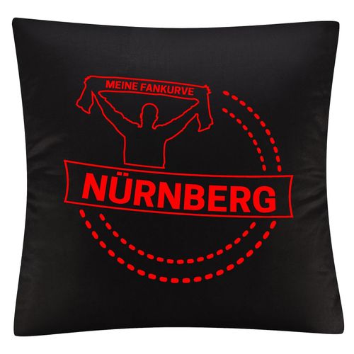 4068859142599 - multifanshop Kissenbezug - Nürnberg - Meine Fankurve - Druck rot - Kissen 4068859142599 - multifanshop Kissenbezug - Nürnberg - Meine Fankurve - Druck rot - Kissen