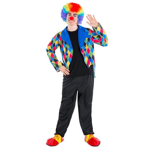 4260517460254 - tectake® Herrenkostüm Clown Oleg
