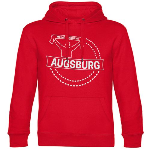 4068859132590 - multifanshop Kapuzen Sweatshirt - Augsburg - Meine Fankurve - Druck weiß - Hoodie 4068859132590 - multifanshop Kapuzen Sweatshirt - Augsburg - Meine Fankurve - Druck weiß - Hoodie