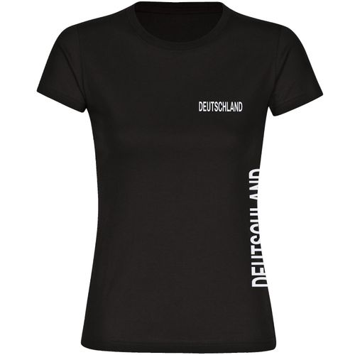 4068859262426 - multifanshop Damen T-Shirt - Deutschland - Brust & Seite - Druck weiß - Frauen 4068859262426 - multifanshop Damen T-Shirt - Deutschland - Brust & Seite - Druck weiß - Frauen