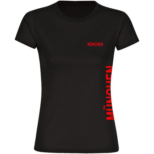 4068859085063 - multifanshop Damen T-Shirt - München rot - Brust & Seite - Druck rot - Frauen 4068859085063 - multifanshop Damen T-Shirt - München rot - Brust & Seite - Druck rot - Frauen