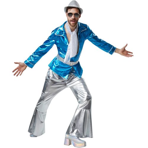 4061173021236 - tectake® Herrenkostüm Disco Master