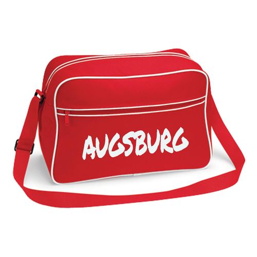 4068859494926 - multifanshop Retrotasche - Augsburg - Textmarker - Druck weiß - Tasche 4068859494926 - multifanshop Retrotasche - Augsburg - Textmarker - Druck weiß - Tasche