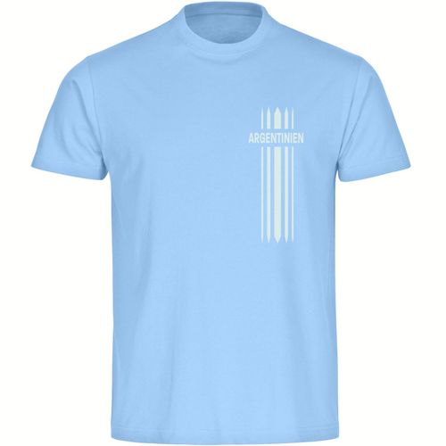 4068859273279 - multifanshop Herren T-Shirt - Argentinien - Streifen - Druck weiß - Männer 4068859273279 - multifanshop Herren T-Shirt - Argentinien - Streifen - Druck weiß - Männer