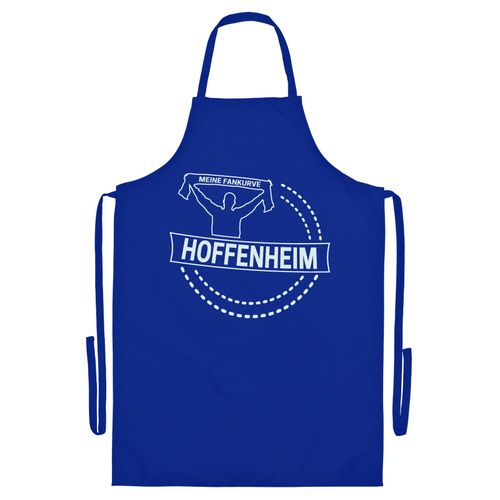 4068859054618 - multifanshop Grillschürze - Hoffenheim - Meine Fankurve - Druck weiß - Schürze