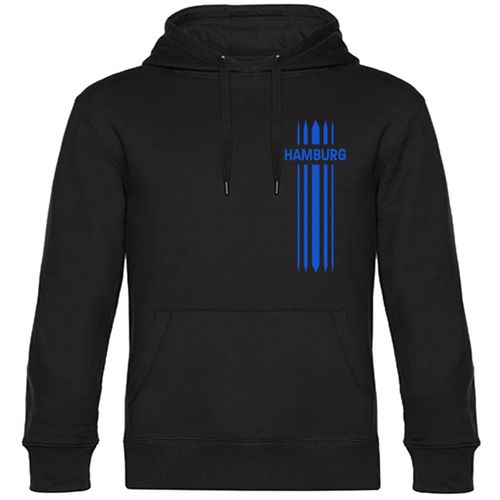 4068859011611 - multifanshop Kapuzen Sweatshirt - Hamburg - Streifen - Druck blau - Hoodie 4068859011611 - multifanshop Kapuzen Sweatshirt - Hamburg - Streifen - Druck blau - Hoodie