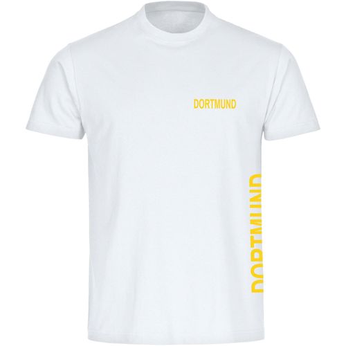 4068859185770 - multifanshop® Herren T-Shirt - Dortmund - Brust & Seite - Druck gelb - Männer 4068859185770 - multifanshop® Herren T-Shirt - Dortmund - Brust & Seite - Druck gelb - Männer