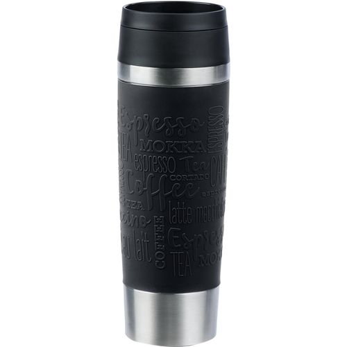 4009049545011 - Thermobecher Travel Mug Classic Trinkgefäße Gr Ø 8 cm x 242 cm 500 ml schwarz Thermobecher und Coffee to go 6h heiß 12h kalt 100% dicht spülmaschinenfest 360-Trinköffnung