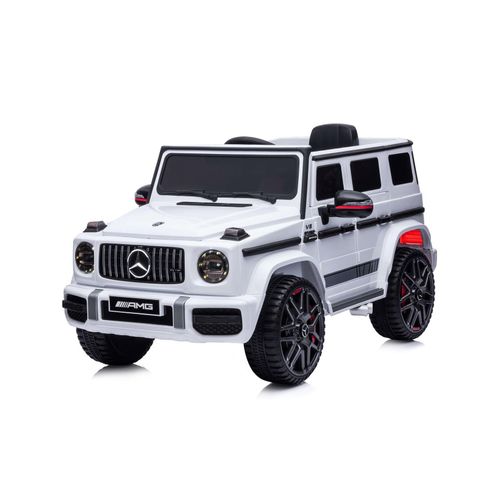 3800931053062 - Kinder Elektroauto SUV Mercedes G63 AMG Fernbedienung Gurt EVA-Reifen weiß 3800931053062 - Kinder Elektroauto SUV Mercedes G63 AMG Fernbedienung Gurt EVA-Reifen weiß