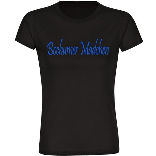 4068859061692 - multifanshop Kinder T-Shirt - Bochum - Bochumer Mädchen - Druck blau - Kind