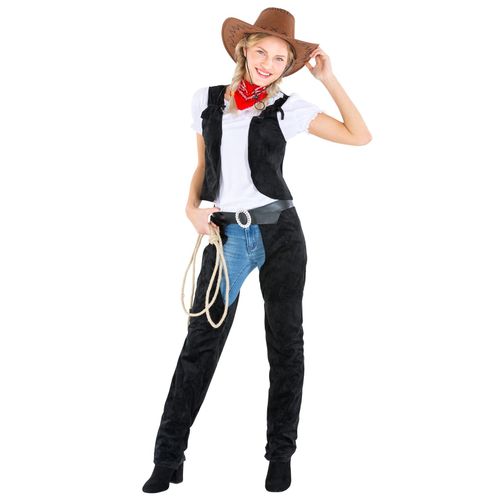 4260505444426 - tectake® Frauenkostüm Cowgirl wild Amber