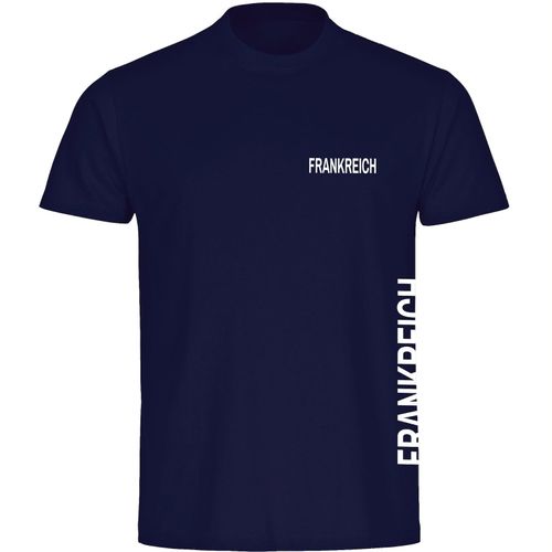 4068859307592 - multifanshop Herren T-Shirt - Frankreich - Brust & Seite - Druck weiß - Männer 4068859307592 - multifanshop Herren T-Shirt - Frankreich - Brust & Seite - Druck weiß - Männer