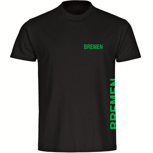 4068859165741 - multifanshop Kinder T-Shirt - Bremen - Brust & Seite - Druck grün - Kind 4068859165741 - multifanshop Kinder T-Shirt - Bremen - Brust & Seite - Druck grün - Kind