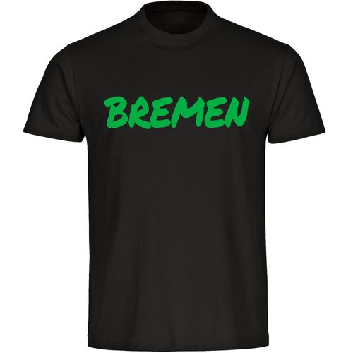 4068859503925 - multifanshop Herren T-Shirt - Bremen - Textmarker - Druck grün - Männer 4068859503925 - multifanshop Herren T-Shirt - Bremen - Textmarker - Druck grün - Männer