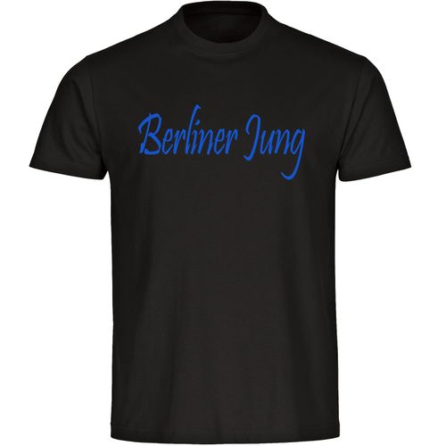 4068859060350 - multifanshop Herren T-Shirt - Berlin blau - Berliner Jung - Druck blau - Männer 4068859060350 - multifanshop Herren T-Shirt - Berlin blau - Berliner Jung - Druck blau - Männer
