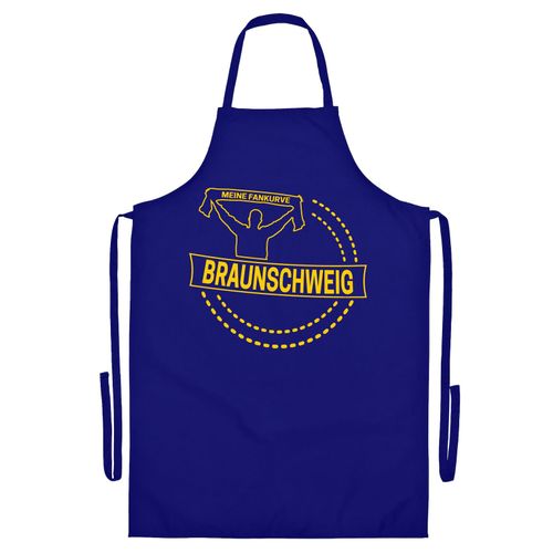 4068859204143 - multifanshop Grillschürze - Braunschweig - Meine Fankurve - Druck gelb - Schürze 4068859204143 - multifanshop Grillschürze - Braunschweig - Meine Fankurve - Druck gelb - Schürze