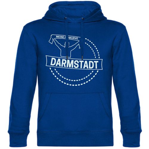 4068859052966 - multifanshop Kapuzen Sweatshirt - Darmstadt - Meine Fankurve - Druck weiß - Hoodie 4068859052966 - multifanshop Kapuzen Sweatshirt - Darmstadt - Meine Fankurve - Druck weiß - Hoodie
