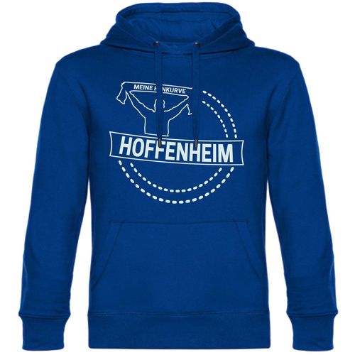 4068859054496 - multifanshop Kapuzen Sweatshirt - Hoffenheim - Meine Fankurve - Druck weiß - Hoodie