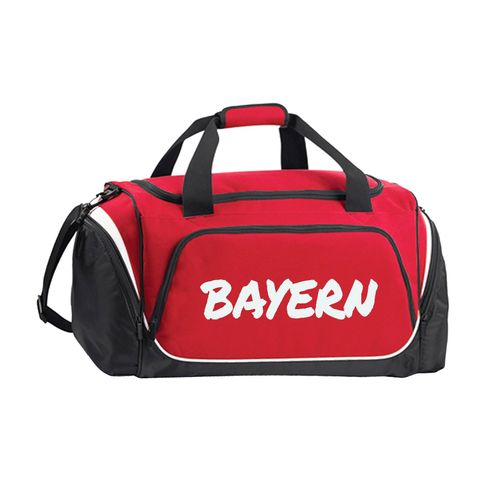 4068859490935 - multifanshop Sporttasche - Bayern - Textmarker - Druck weiß - Tasche