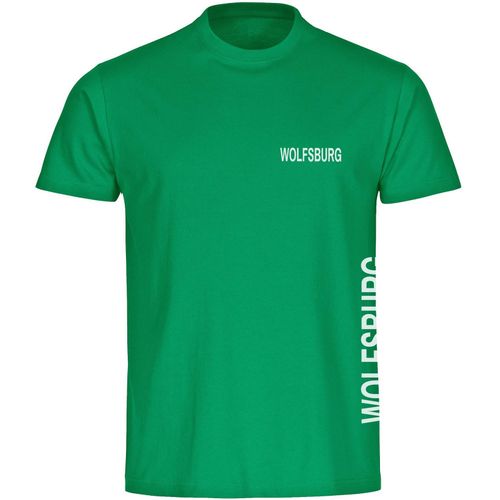 4068859168513 - multifanshop Kinder T-Shirt - Wolfsburg - Brust & Seite - Druck weiß - Kind 4068859168513 - multifanshop Kinder T-Shirt - Wolfsburg - Brust & Seite - Druck weiß - Kind