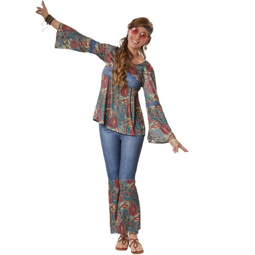 4061173023506 - tectake® Frauenkostüm Hippie Girl Harmony 4061173023506 - tectake® Frauenkostüm Hippie Girl Harmony