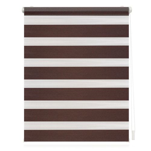 4250434108209 - Doppelrollo ORIGINAL Duo Rollo Klemmfix Rollos Gr 150 cm 120 cm braun (braun weiß) Doppelrollos Rollo Seitenzugrollo im Festmaß schnelle und einfache Montage mit beiliegendem verstellbarem Klemmträger 4250434108209 - Doppelrollo ORIGINAL Duo Rollo Klemmfix Rollos Gr 150 cm 120 cm braun (braun weiß) Doppelrollos Rollo Seitenzugrollo im Festmaß schnelle und einfache Montage mit beiliegendem verstellbarem Klemmträger