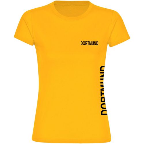 4068859186067 - multifanshop® Damen T-Shirt - Dortmund - Brust & Seite - Druck schwarz - Frauen 4068859186067 - multifanshop® Damen T-Shirt - Dortmund - Brust & Seite - Druck schwarz - Frauen