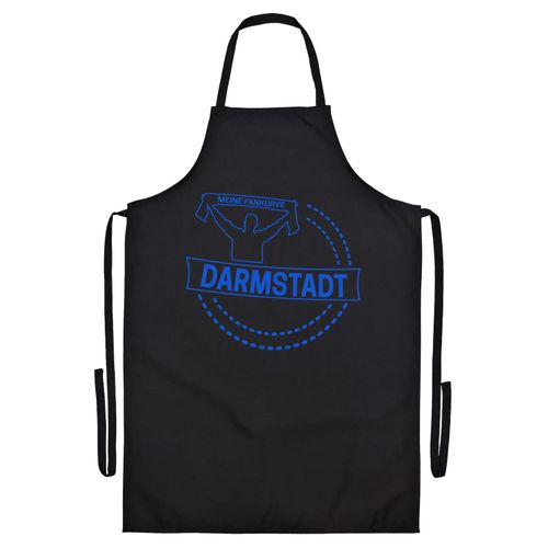 4068859053086 - multifanshop Grillschürze - Darmstadt - Meine Fankurve - Druck blau - Schürze