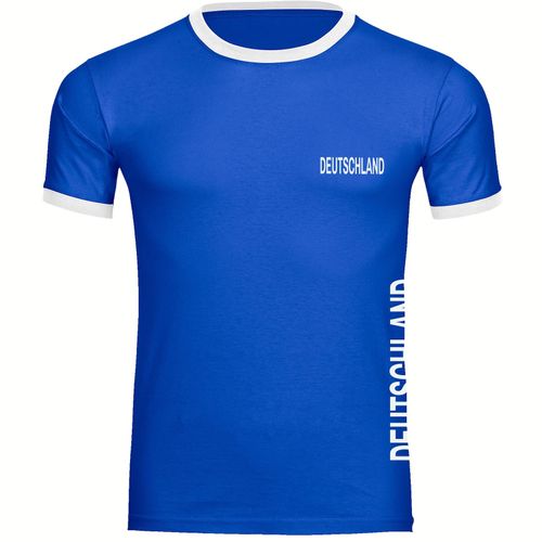 4068859270025 - multifanshop Kontrast T-Shirt - Deutschland - Brust & Seite - Druck weiß - Männer 4068859270025 - multifanshop Kontrast T-Shirt - Deutschland - Brust & Seite - Druck weiß - Männer