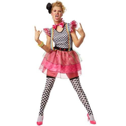 4260541025764 - tectake® Frauenkostüm Neon Clown