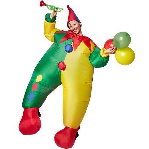 4260541026518 - tectake® Selbstaufblasbares Kostüm Clown