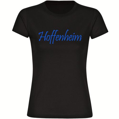 4068859066895 - multifanshop Damen T-Shirt - Hoffenheim - Schriftzug - Druck blau - Frauen 4068859066895 - multifanshop Damen T-Shirt - Hoffenheim - Schriftzug - Druck blau - Frauen