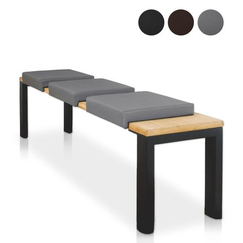 4260474667031 - Lycce Bankauflage Kunstleder Klemmkissen 1 Leiste extra weiche Polsterung (6cm Höhe) Sitzkissen Bank rutschfest 100000 Scheuertouren Banktiefe ab 35 cm 4260474667031 - Lycce Bankauflage Kunstleder Klemmkissen 1 Leiste extra weiche Polsterung (6cm Höhe) Sitzkissen Bank rutschfest 100000 Scheuertouren Banktiefe ab 35 cm