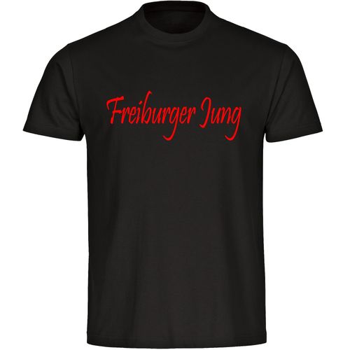 4068859151492 - multifanshop Herren T-Shirt - Freiburg - Freiburger Jung - Druck rot - Männer 4068859151492 - multifanshop Herren T-Shirt - Freiburg - Freiburger Jung - Druck rot - Männer