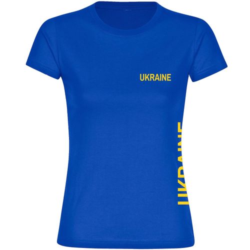 4068859297794 - multifanshop Damen T-Shirt - Ukraine - Brust & Seite - Druck gelb - Frauen 4068859297794 - multifanshop Damen T-Shirt - Ukraine - Brust & Seite - Druck gelb - Frauen