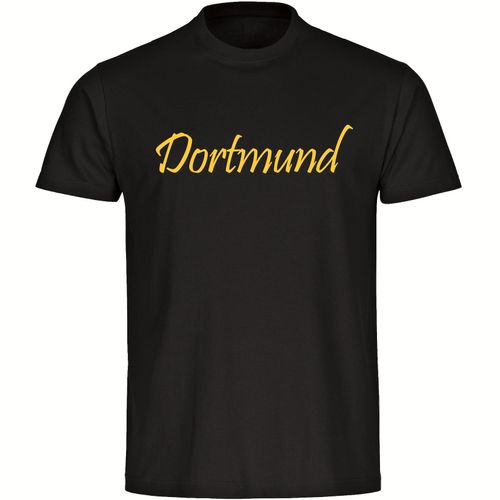 4068859190545 - multifanshop® Kinder T-Shirt - Dortmund - Schriftzug - Druck gelb - Kind